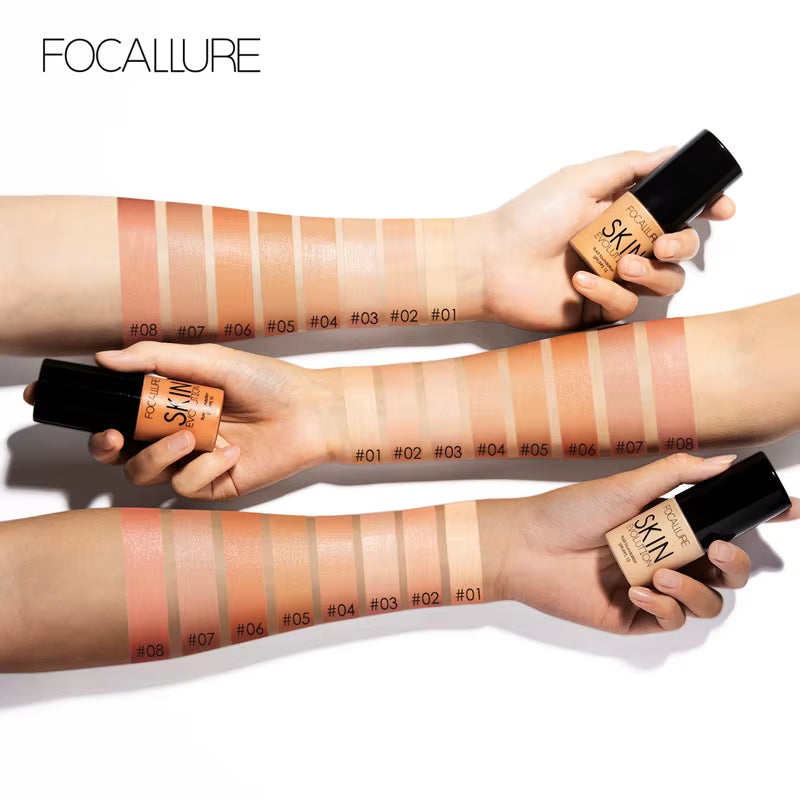 Wholesale  Face Makeup Foundation Makeup Base Liquid Foundation Concealer Whitening Moisturizer Oil-Control Cosmetics