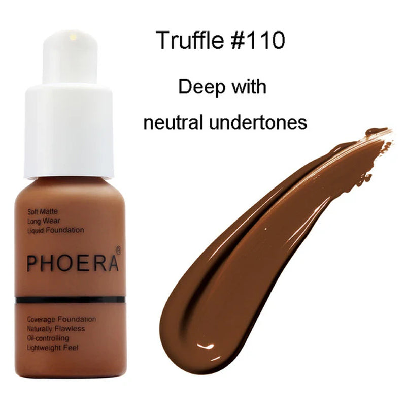 PHOERA Foundation - Soft Matte Long Wear Liquid Foundation