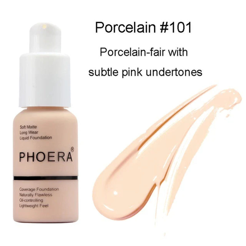 PHOERA Foundation - Soft Matte Long Wear Liquid Foundation