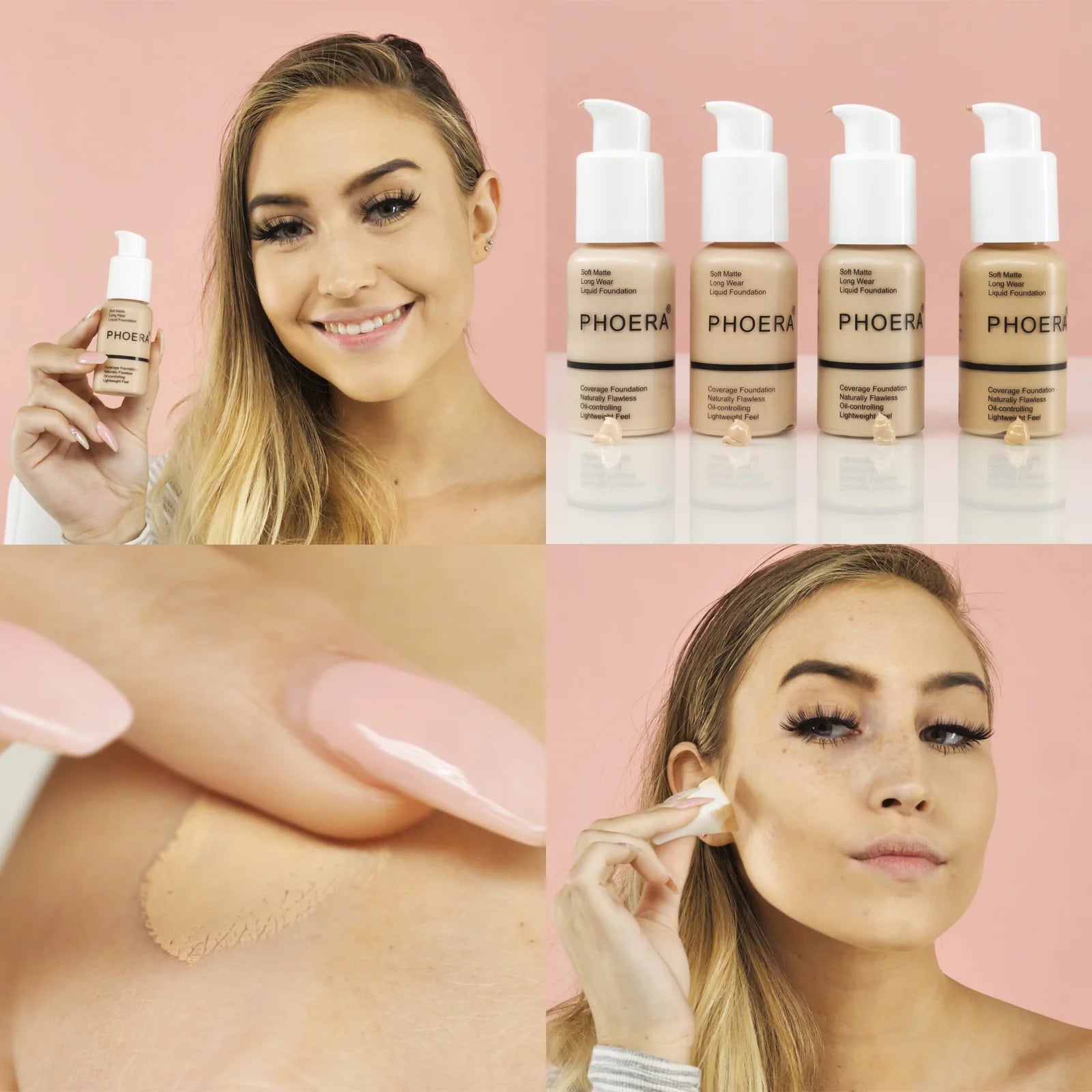 PHOERA Foundation - Soft Matte Long Wear Liquid Foundation